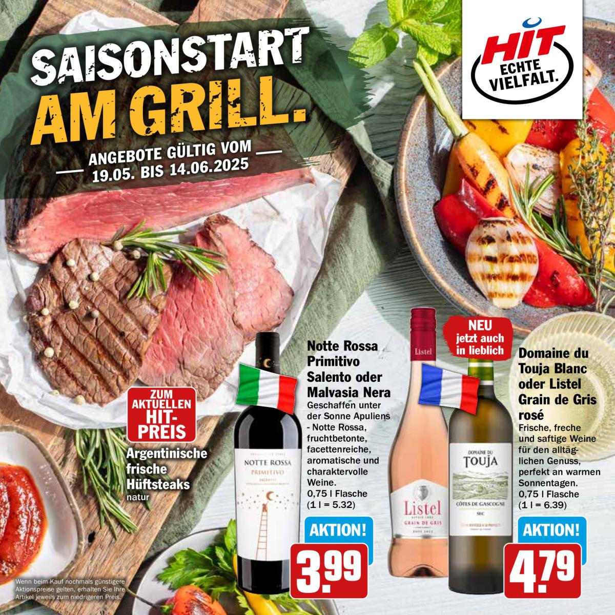 Hit - Saisonstart am Grill-Prospekt gültig von 19.05. bis 14.06.