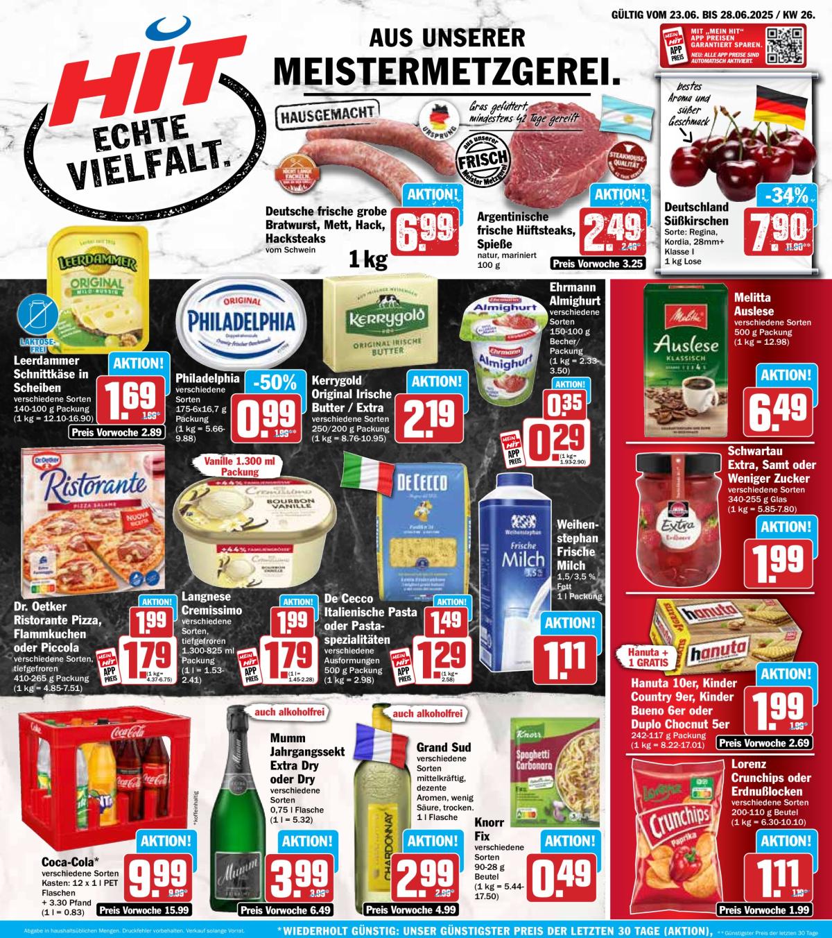 Hit-Prospekt gültig vom 23.06. bis 28.06.