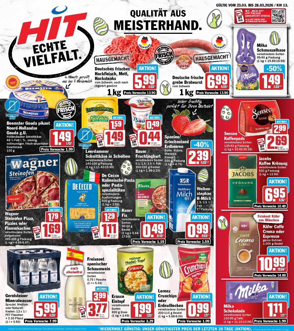 Hit-Prospekt gültig vom 23.03.2026 bis 28.03.2026