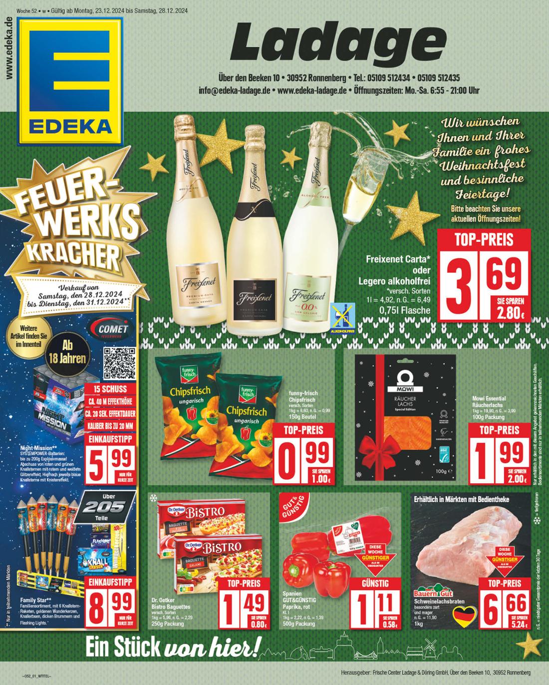 NP - Edeka - Ronnenberg-Prospekt gültig von 23.12. bis 28.12.