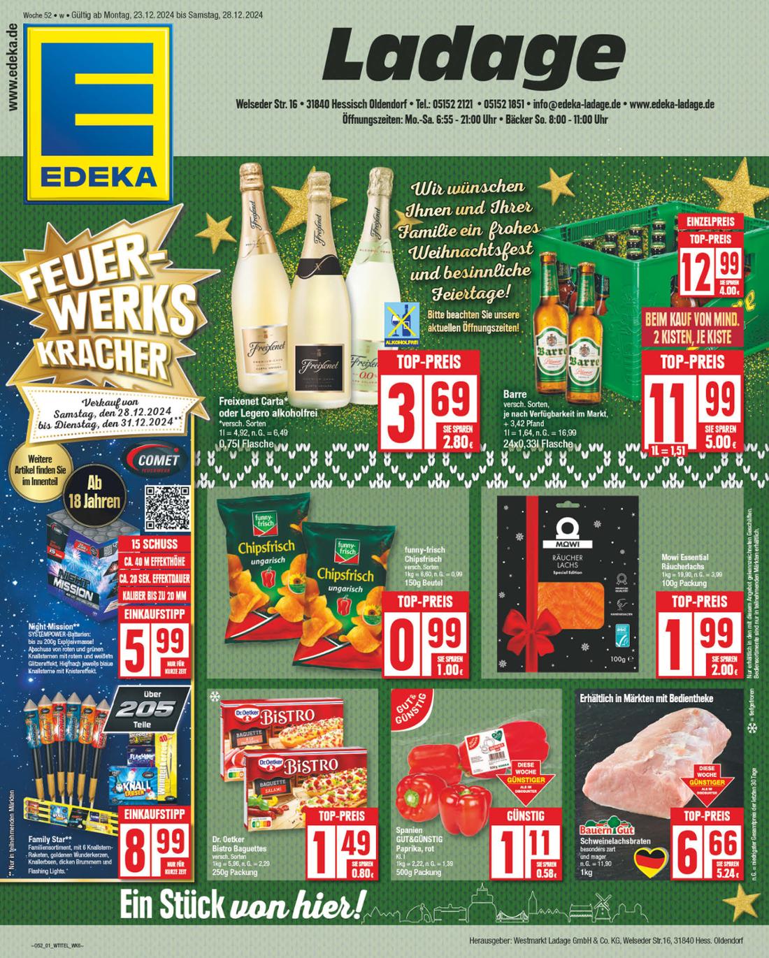 NP - Edeka - Hessisch Oldendorf-Prospekt gültig von 23.12. bis 28.12.