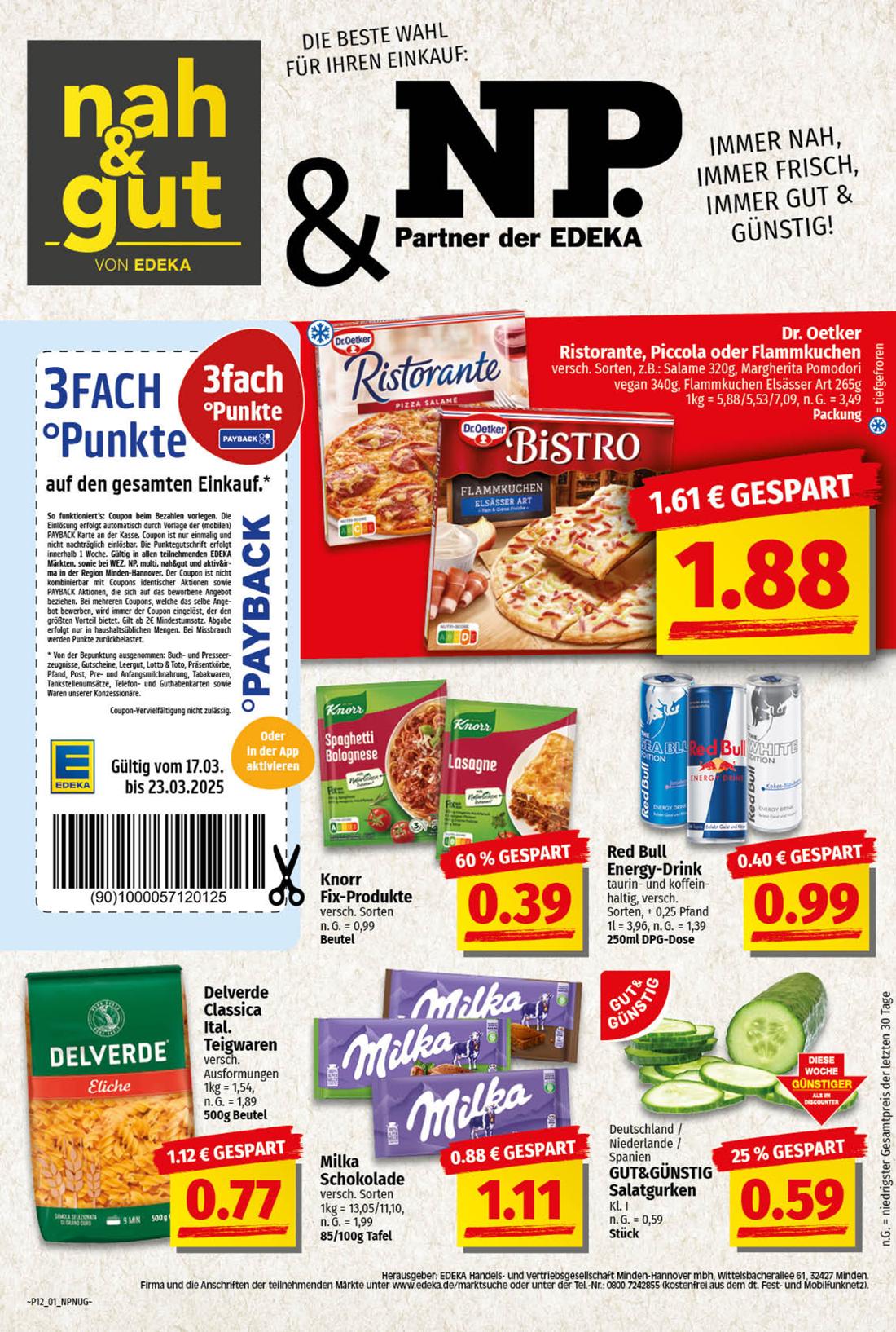 NP - Edeka-Prospekt gültig von 17.03. bis 22.03.
