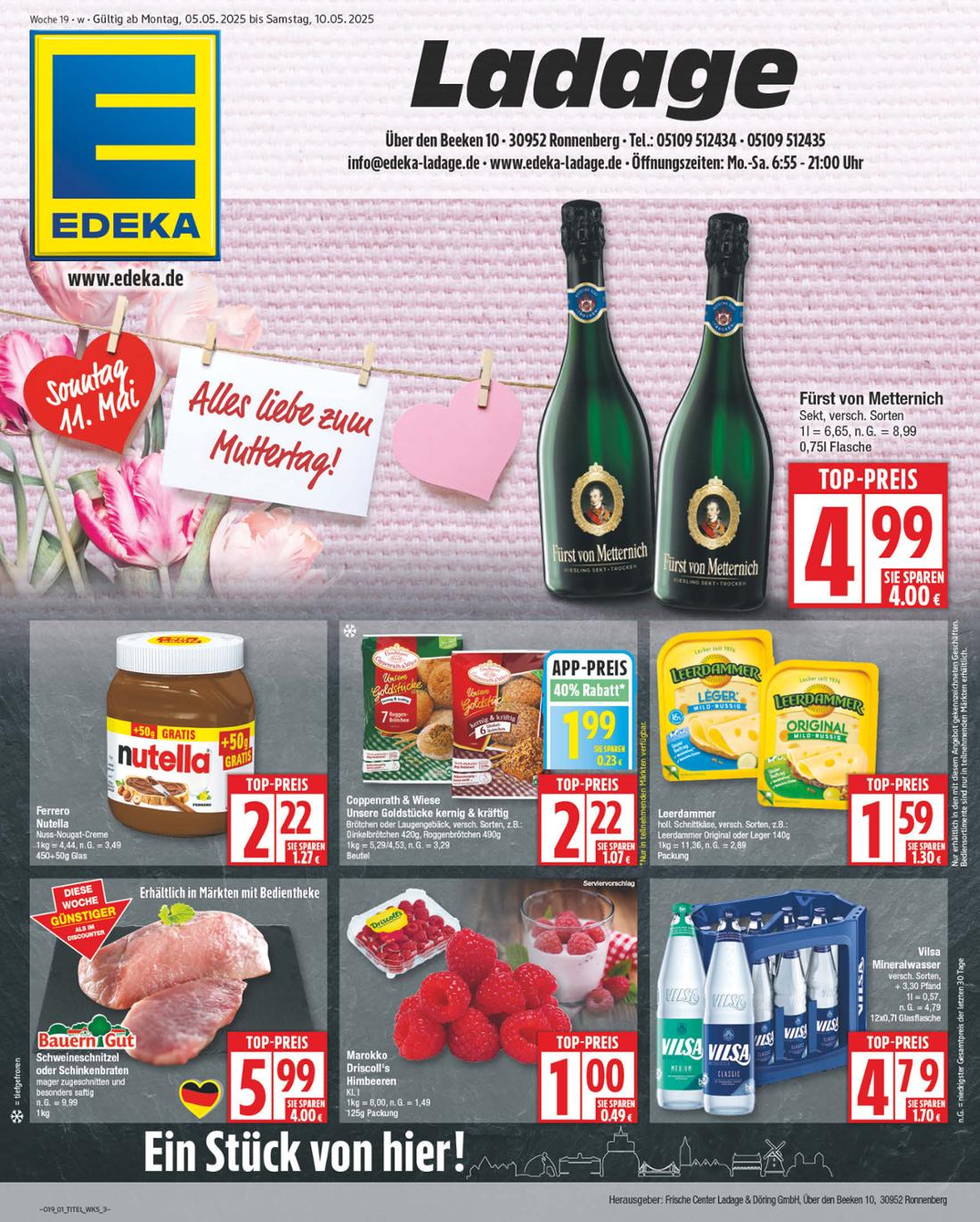 NP - Edeka - Ronnenberg-Prospekt gültig von 05.05. bis 10.05.