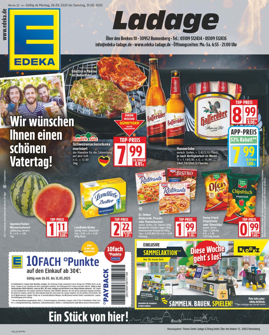 NP - Edeka - Ronnenberg-Prospekt gültig von 26.05. bis 31.05.