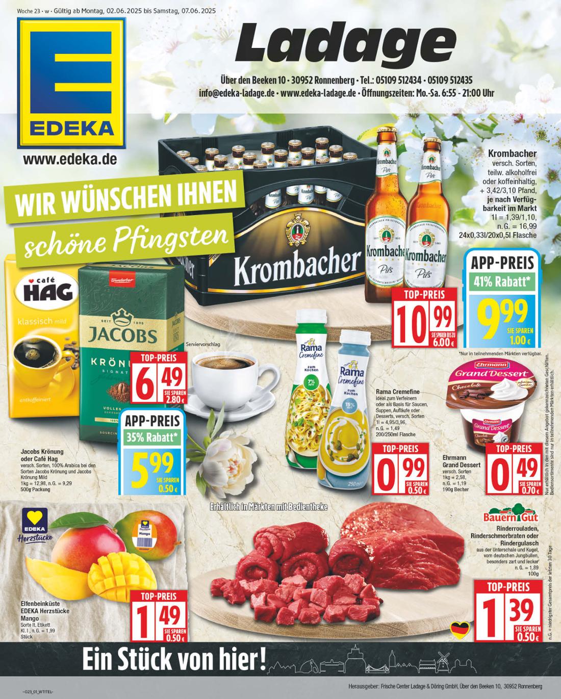 NP - Edeka - Ronnenberg-Prospekt gültig von 02.06. bis 07.06.