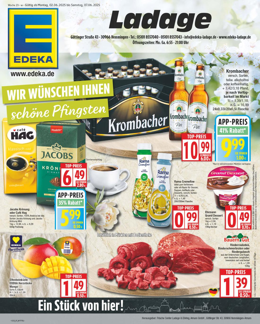 NP - Edeka - Hemmingen-Prospekt gültig von 02.06. bis 07.06.