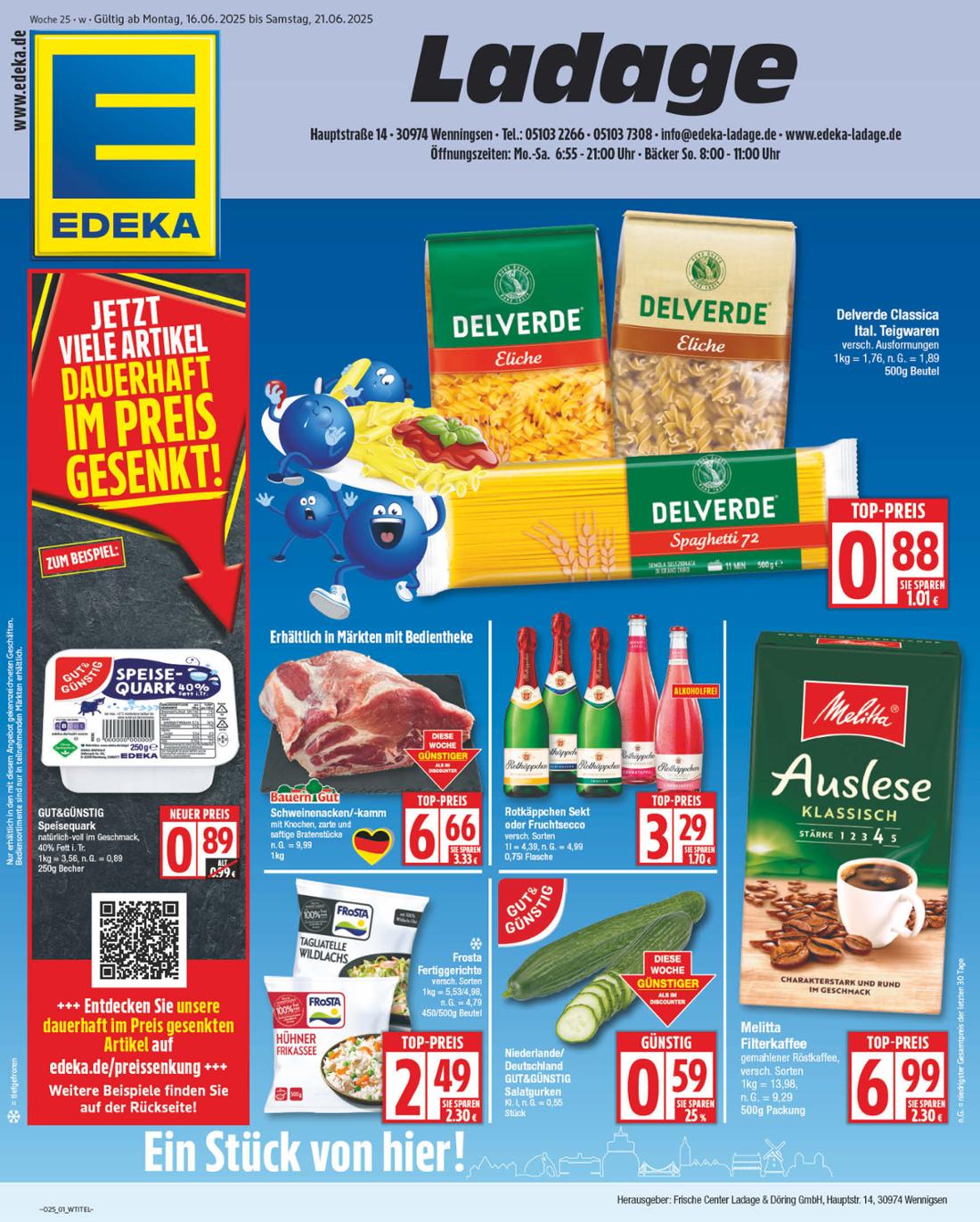 NP - Edeka - Wenningsen-Prospekt gültig vom 16.06. bis 21.06.