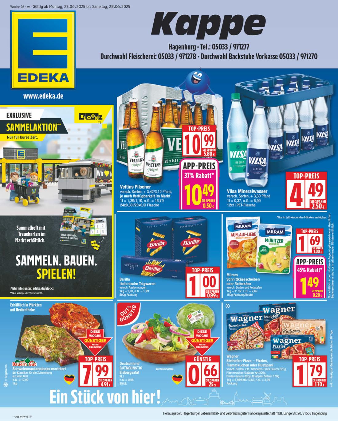 NP - Edeka - Hagenburg-Prospekt gültig vom 23.06. bis 28.06.