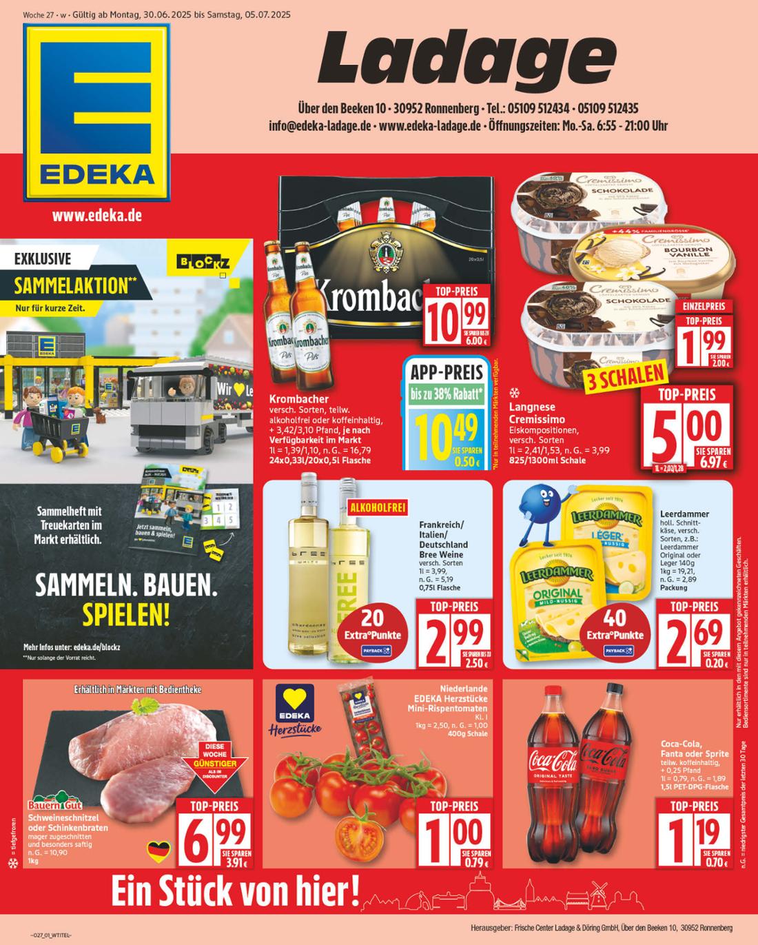 NP - Edeka - Ronnenberg-Prospekt gültig vom 30.06. bis 05.07.