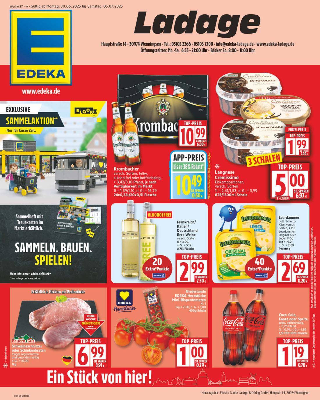 NP - Edeka - Wenningsen-Prospekt gültig vom 30.06. bis 05.07.