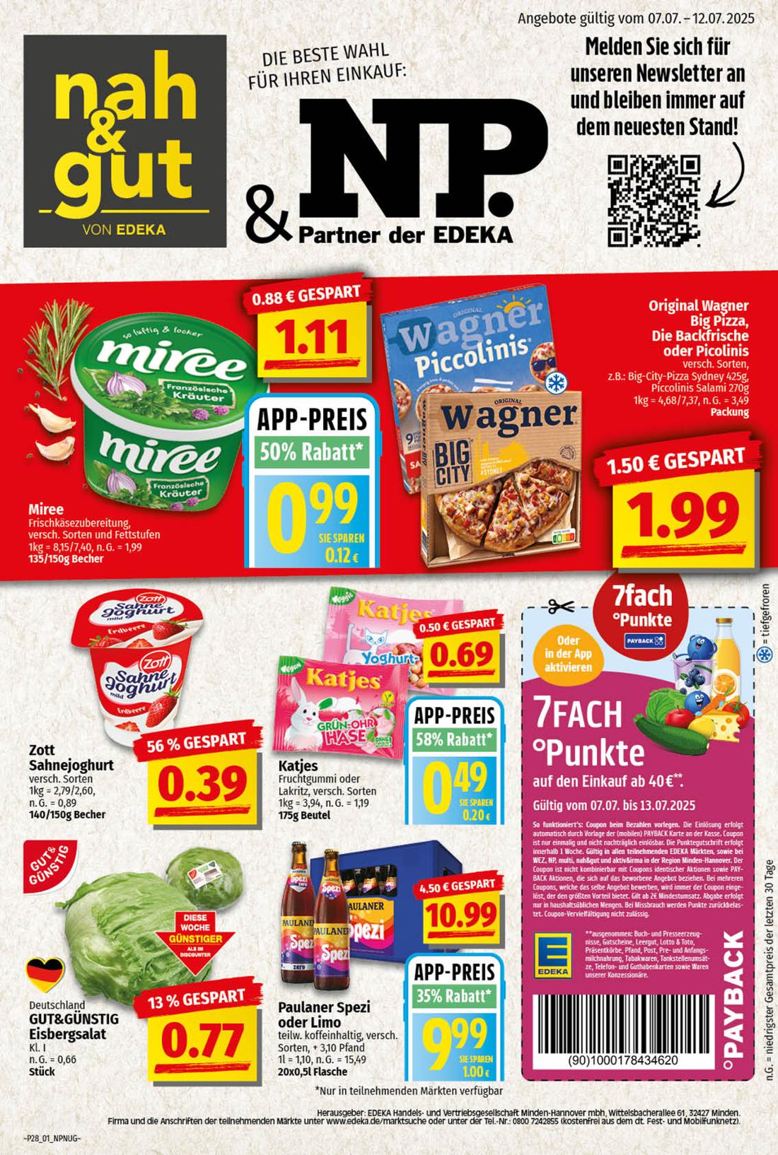 NP - Edeka-Prospekt gültig vom 07.07. bis 12.07.