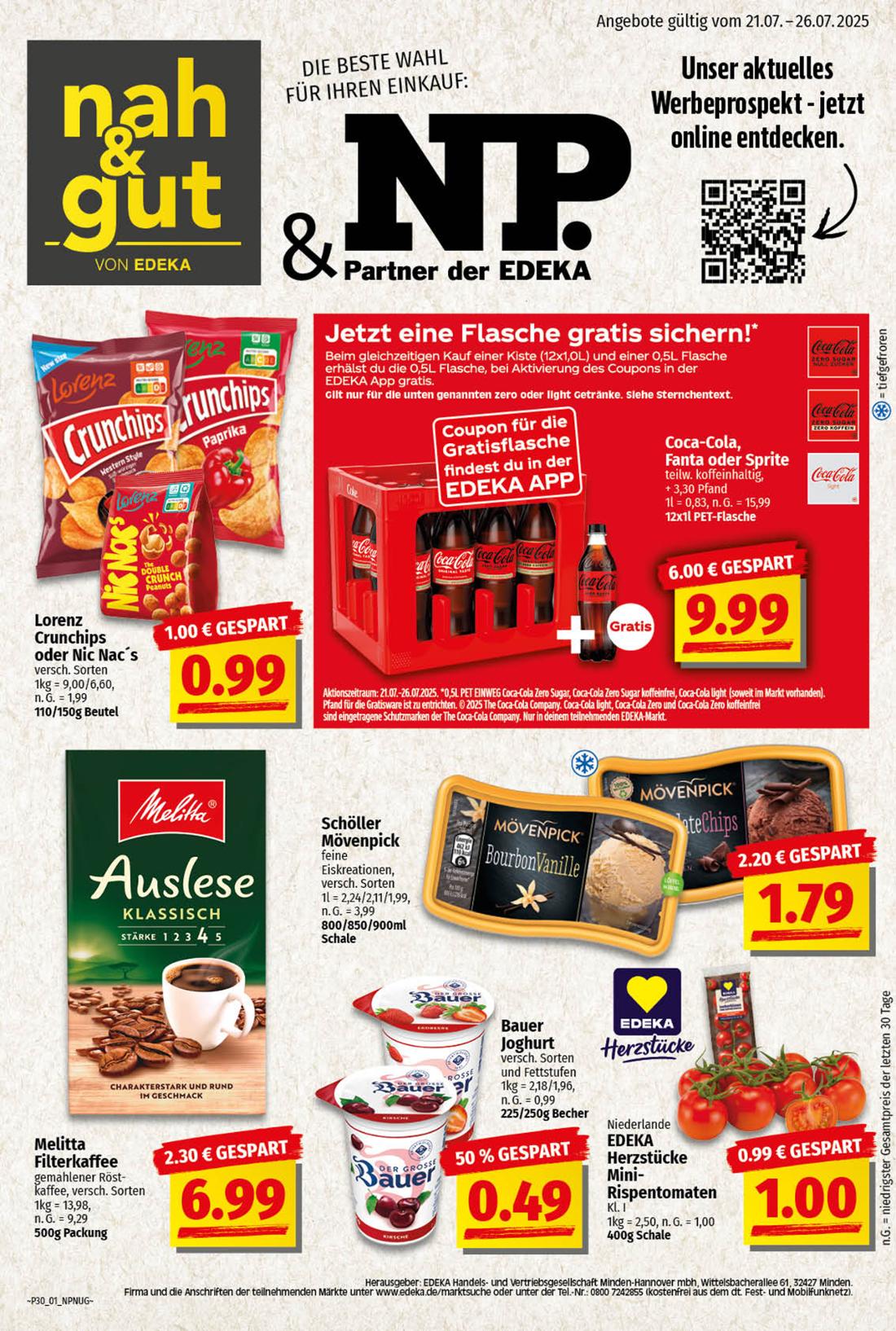 NP - Edeka-Prospekt gültig vom 21.07. bis 26.07.