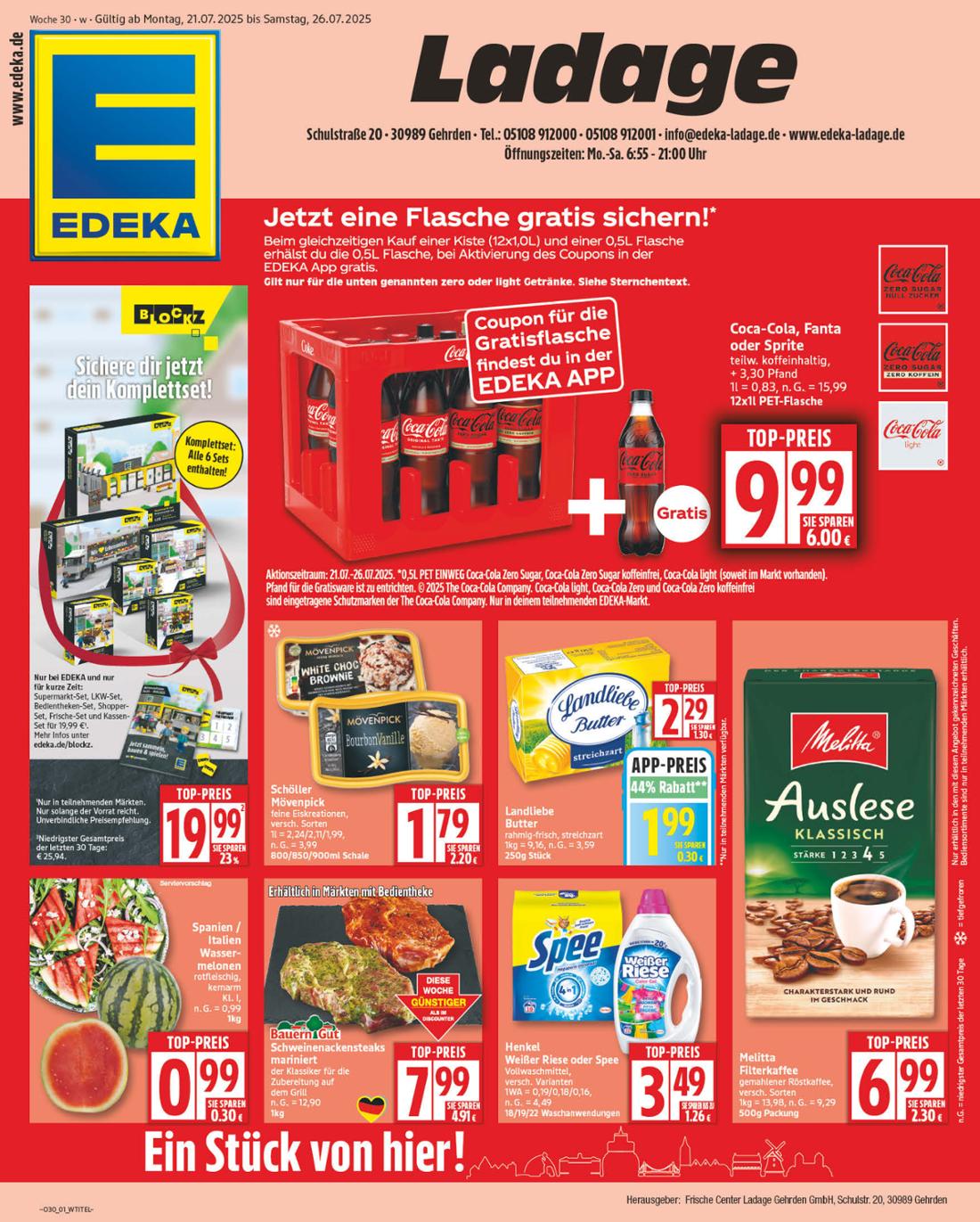 NP - Edeka - Gehrden-Prospekt gültig vom 21.07. bis 26.07.