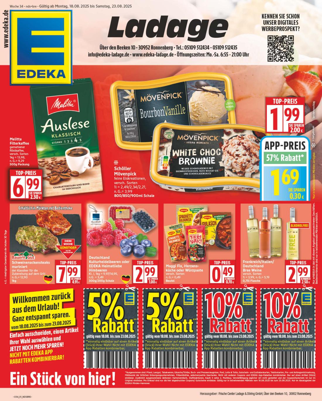 NP - Edeka - Ronnenberg-Prospekt gültig vom 18.08. bis 23.08.