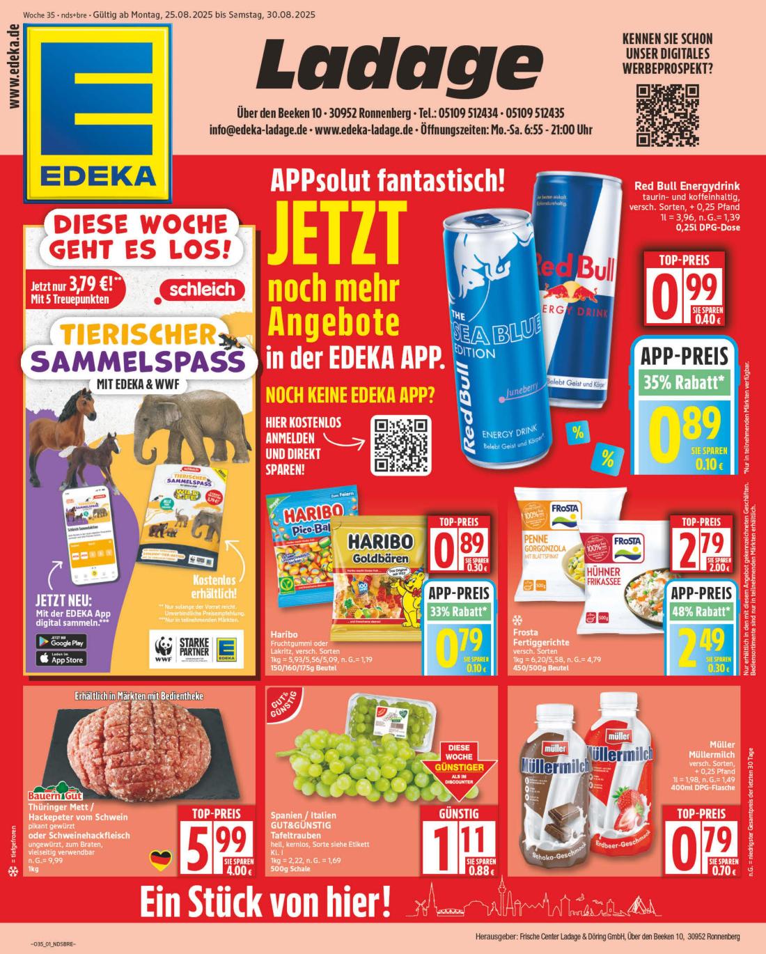 NP - Edeka - Ronnenberg-Prospekt gültig vom 25.08. bis 30.08.