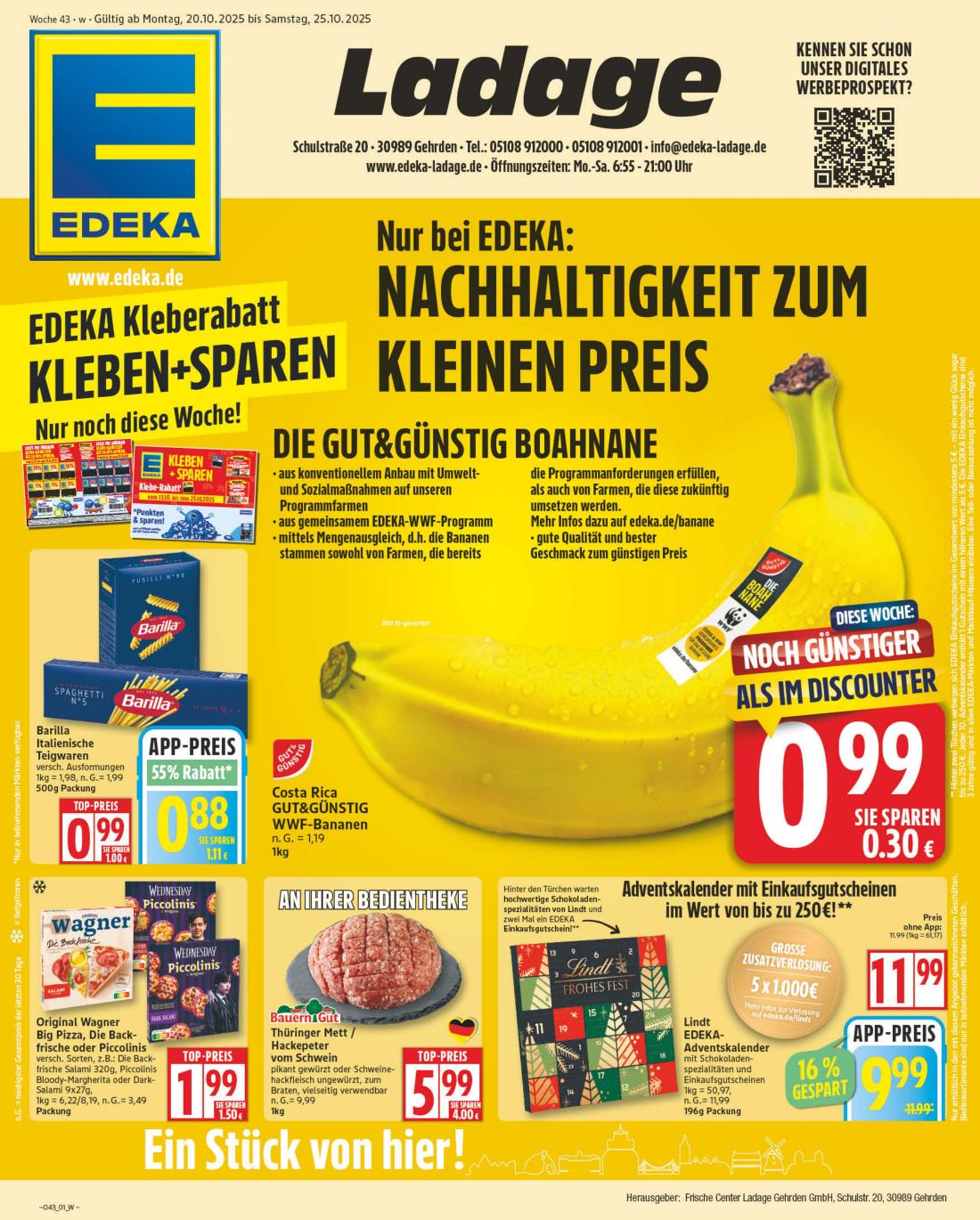 NP - Edeka - Gehrden-Prospekt gültig vom 20.10. bis 25.10.