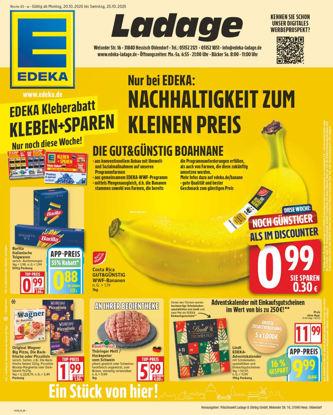 NP - Edeka - Hessisch Oldendorf-Prospekt gültig vom 20.10. bis 25.10.