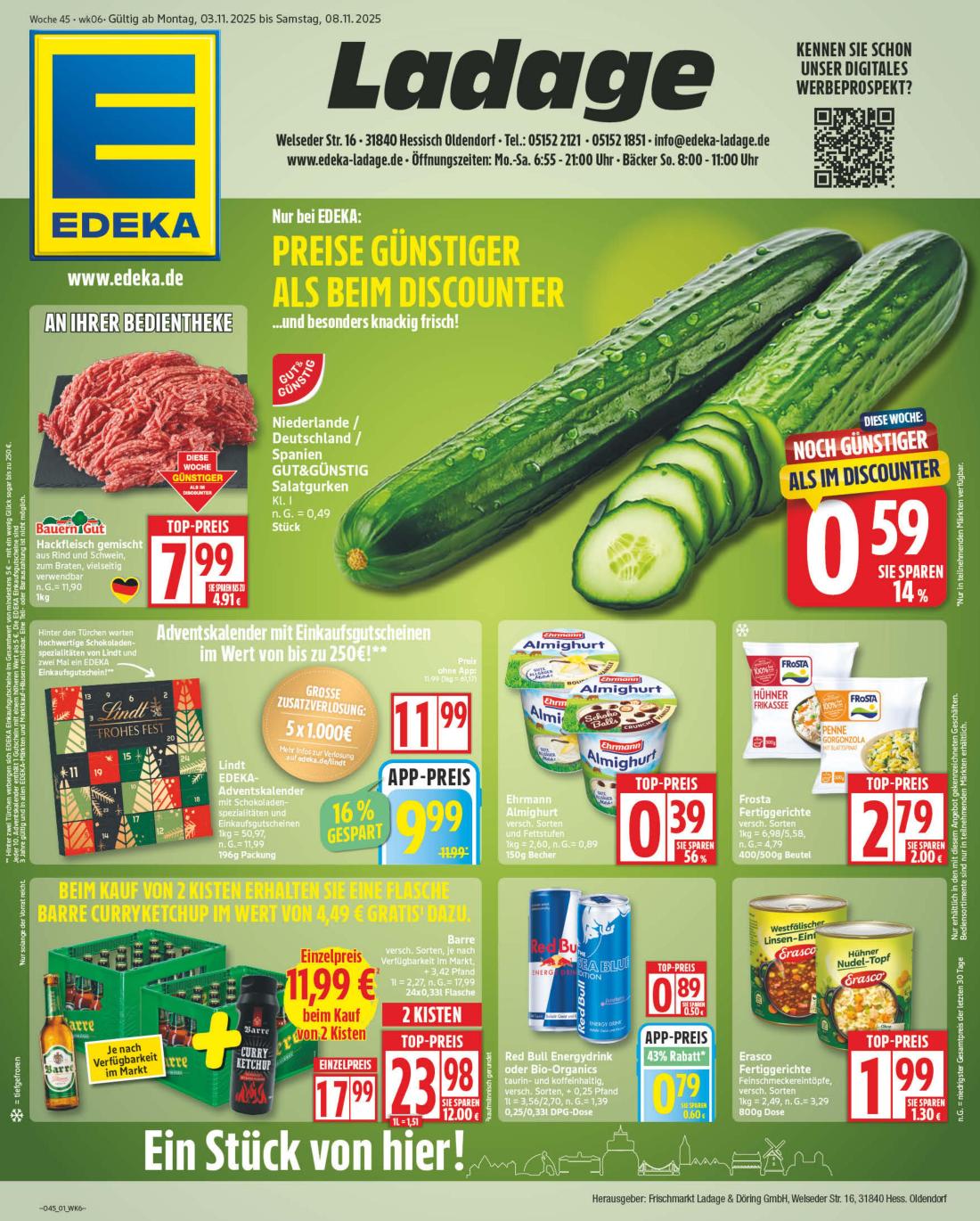 NP - Edeka - Hessisch Oldendorf-Prospekt gültig vom 03.11. bis 08.11.