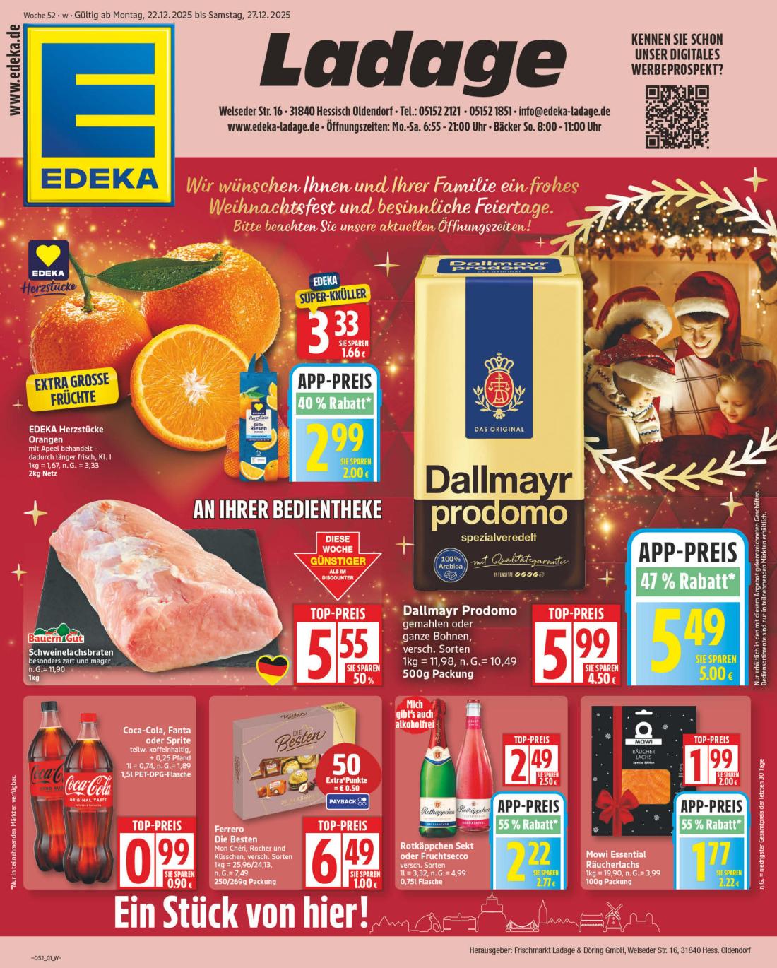NP - Edeka - Hessisch Oldendorf-Prospekt gültig vom 22.12. bis 27.12.