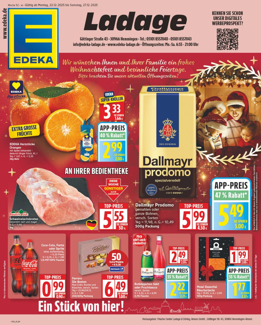 NP - Edeka - Hemmingen-Prospekt gültig vom 29.12. bis 03.01.