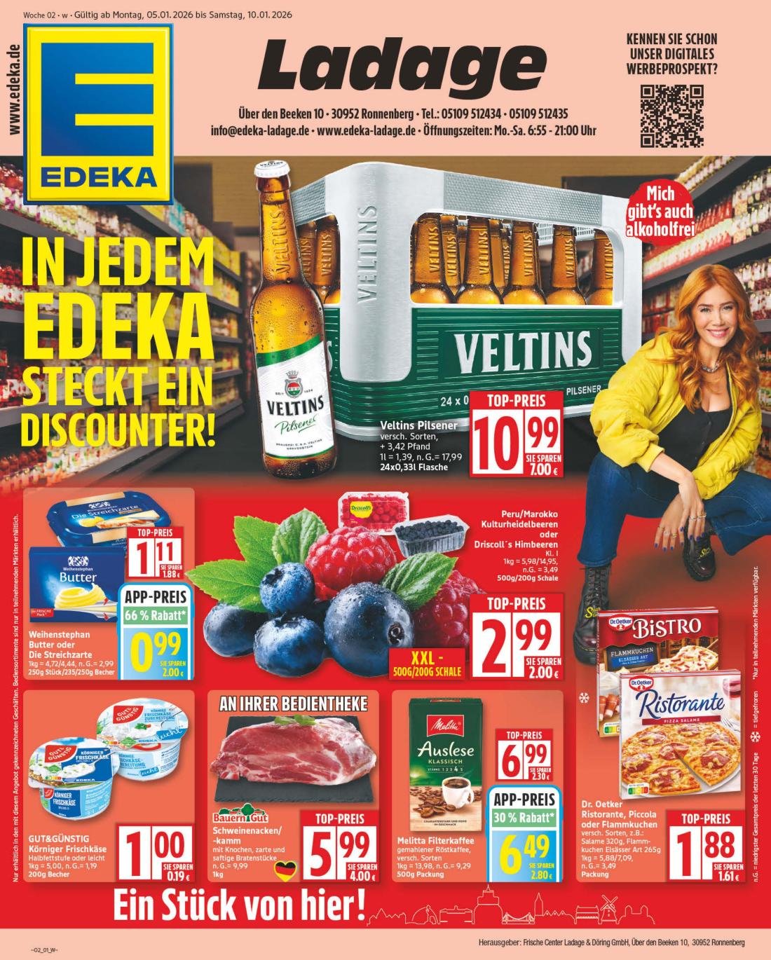 NP - Edeka - Ronnenberg-Prospekt gültig vom 05.01. bis 10.01.