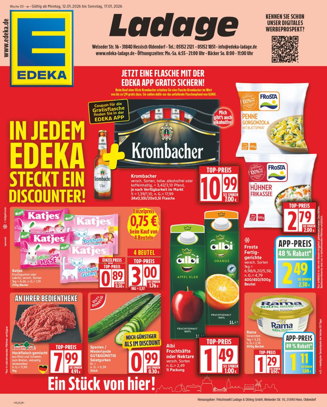 NP - Edeka - Hessisch Oldendorf-Prospekt gültig vom 12.01. bis 17.01.