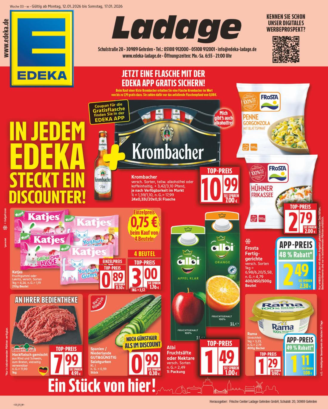 NP - Edeka - Gehrden-Prospekt gültig vom 12.01. bis 17.01.