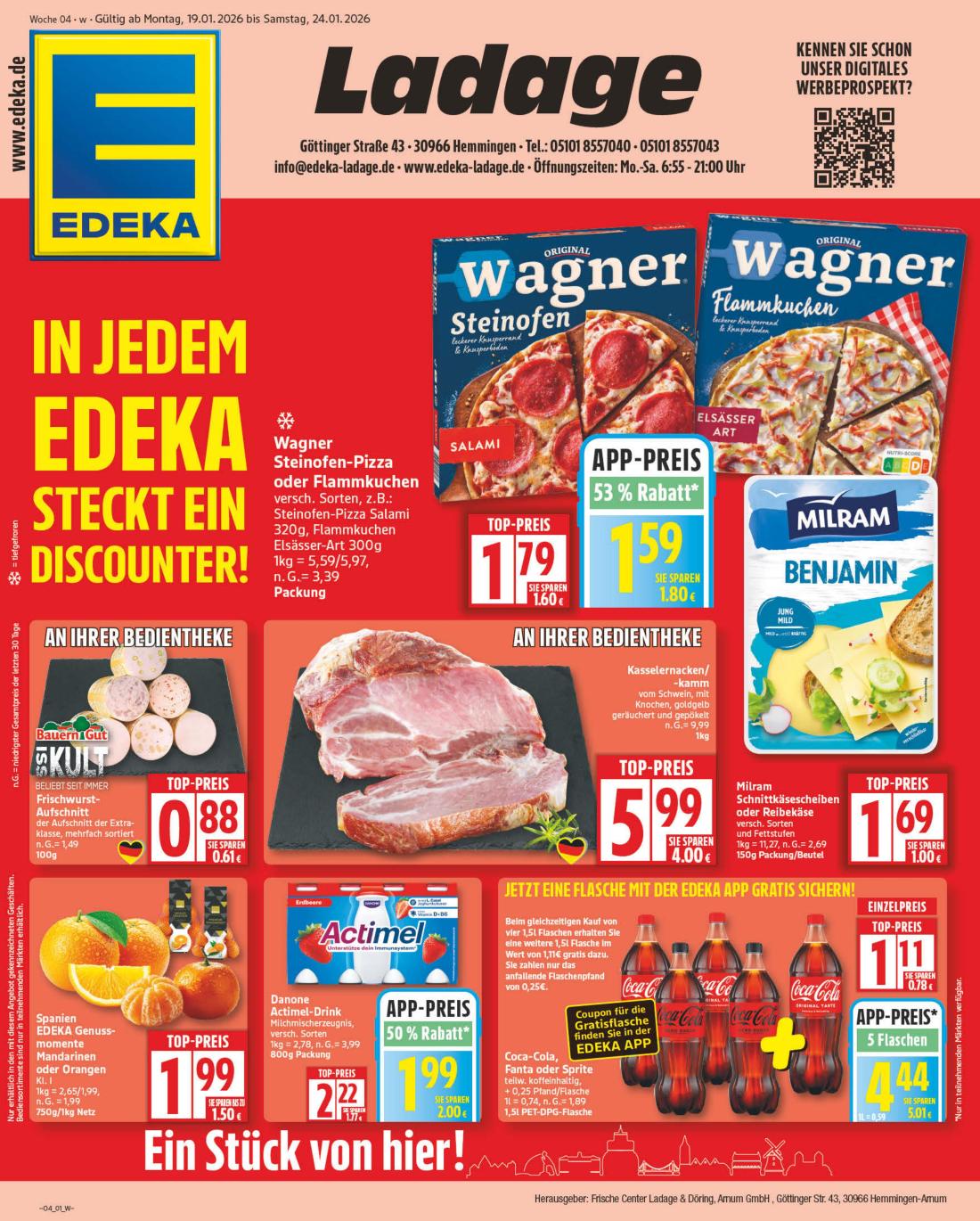 NP - Edeka - Hemmingen-Prospekt gültig vom 19.01. bis 24.01.