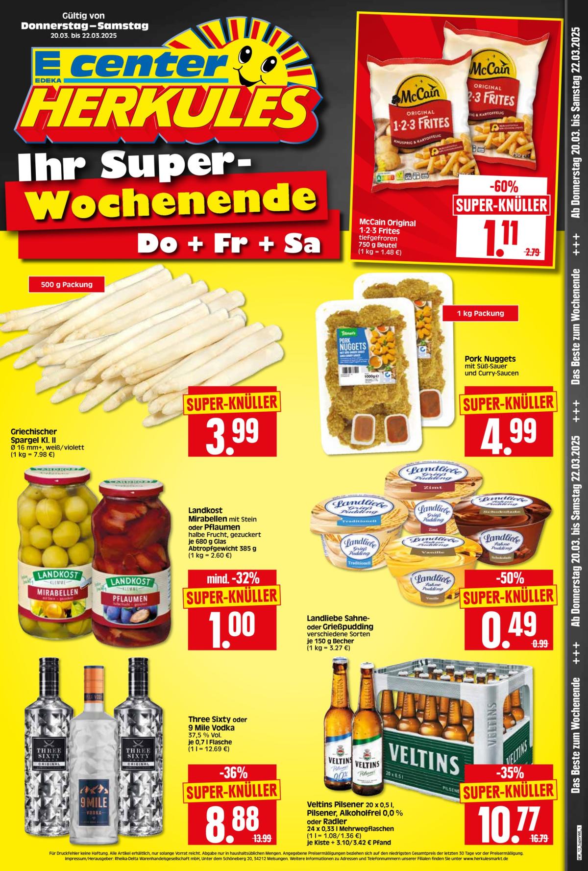 Herkules - Sonderbeilage-Prospekt gültig von 20.03. bis 22.03.