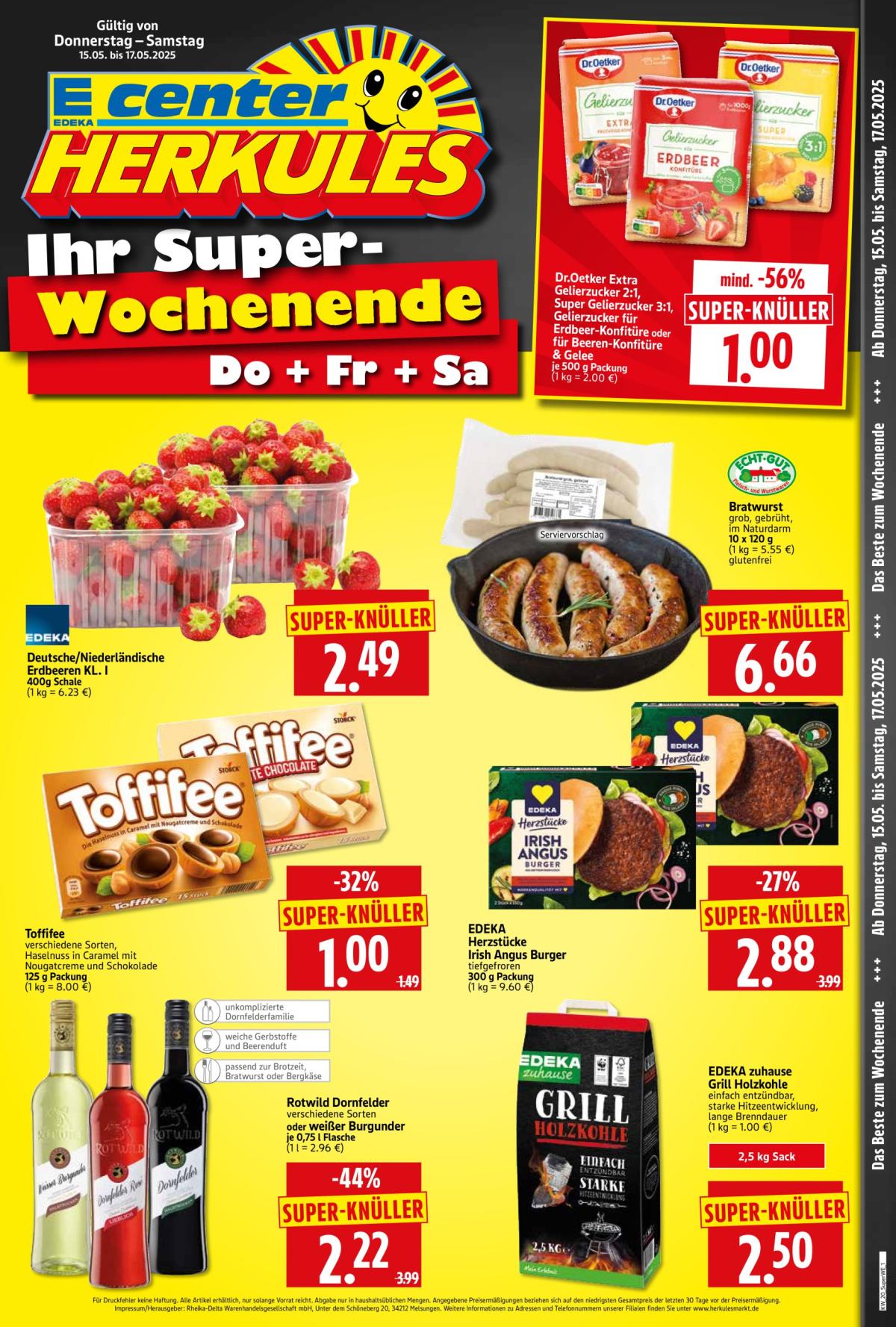 Herkules - Sonderbeilage-Prospekt gültig von 15.05. bis 17.05.