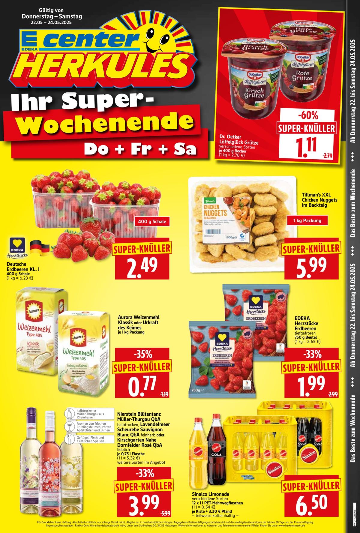 Herkules - Sonderbeilage-Prospekt gültig von 22.05. bis 24.05.