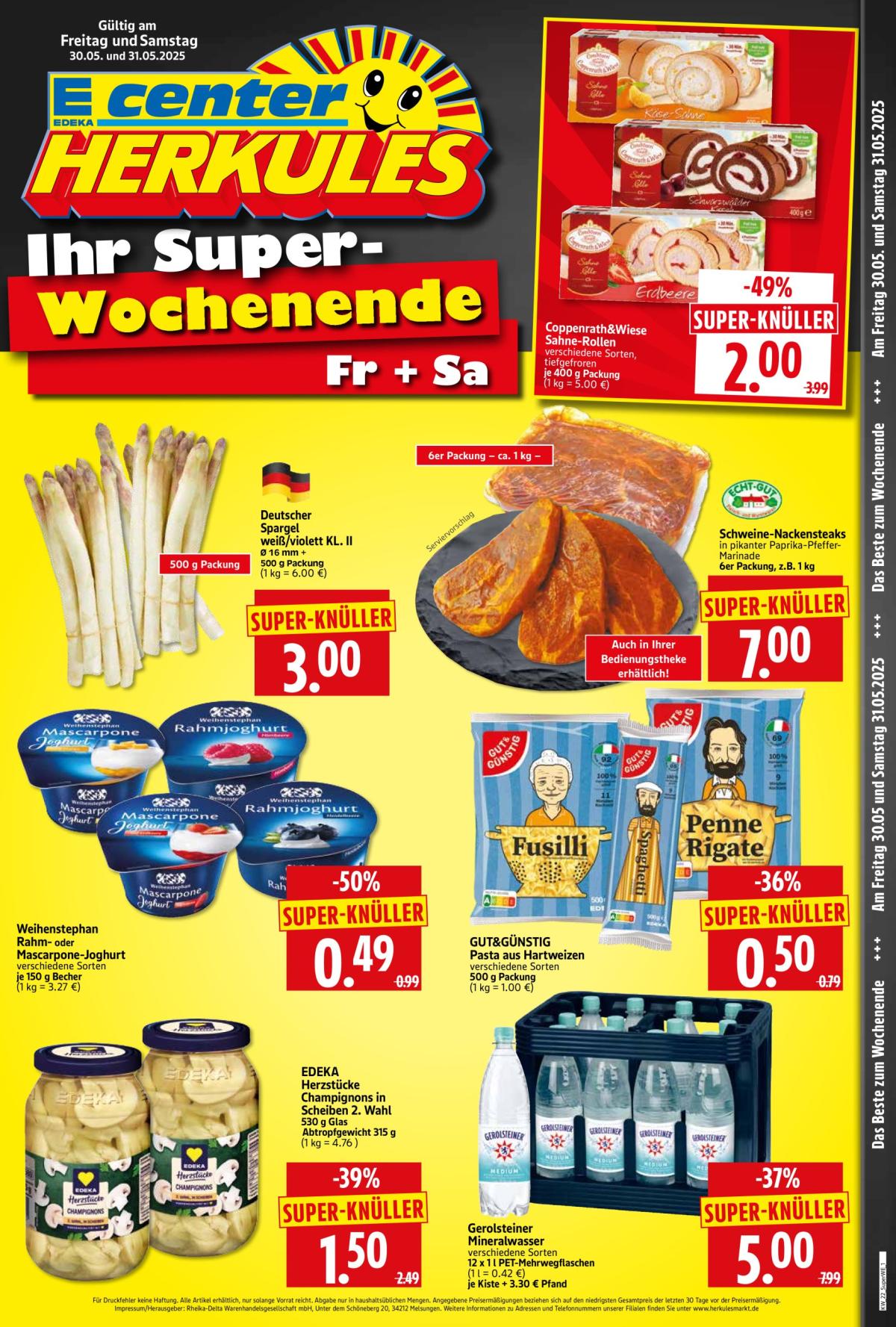 Herkules - Sonderbeilage-Prospekt gültig von 30.05. bis 31.05.