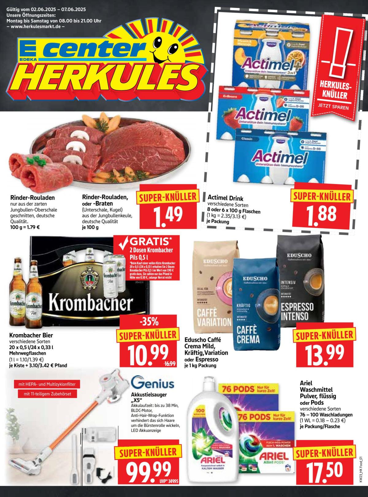 Herkules-Prospekt gültig von 02.06. bis 07.06.