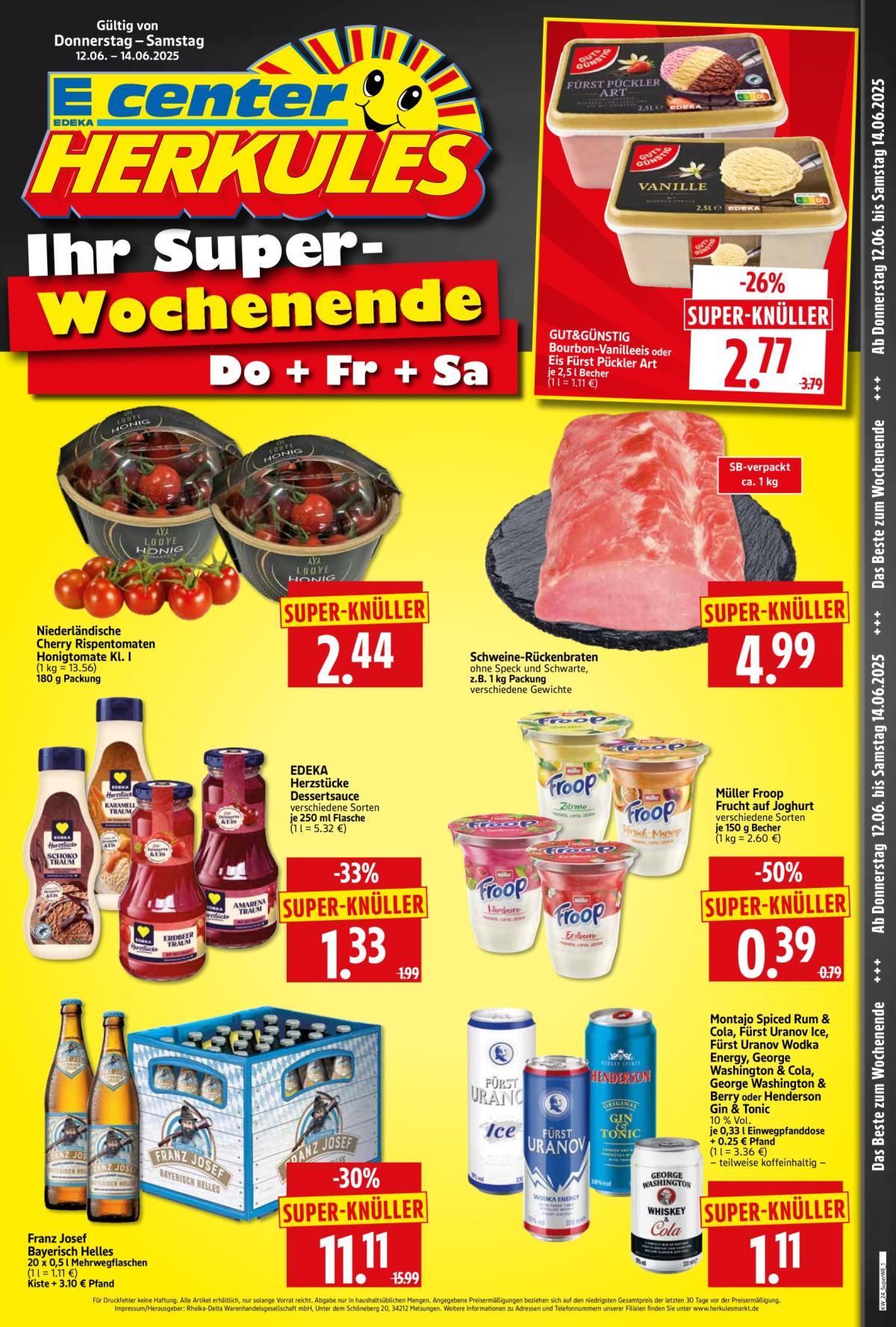 Herkules - Sonderbeilage-Prospekt gültig vom 12.06. bis 14.06.