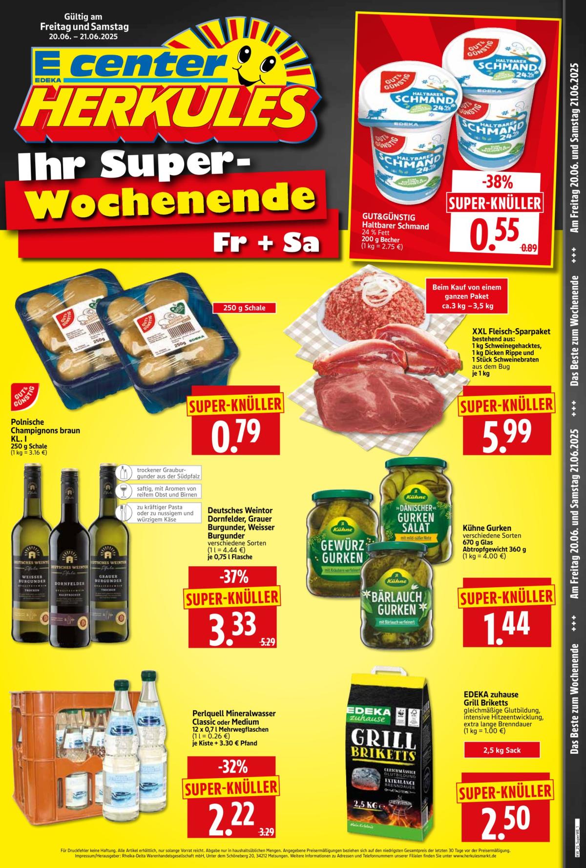 Herkules - Sonderbeilage-Prospekt gültig vom 20.06. bis 21.06.