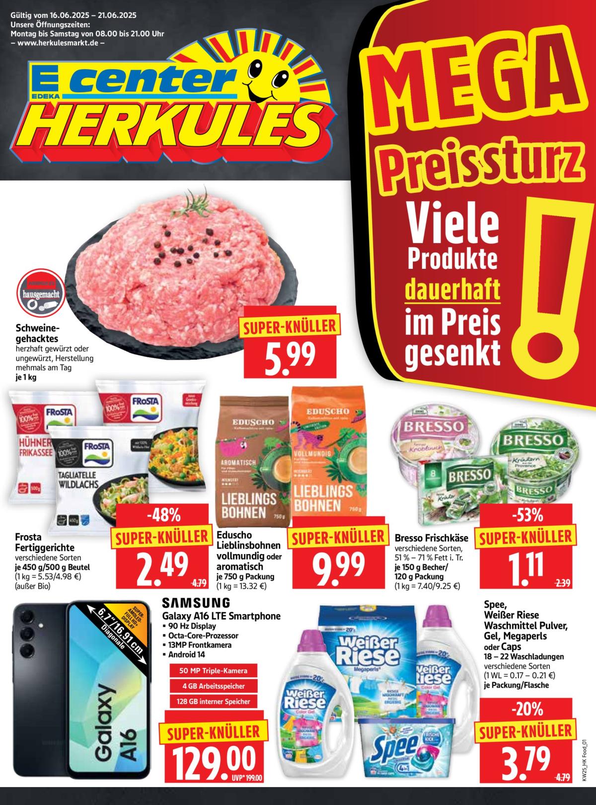 Herkules-Prospekt gültig vom 16.06. bis 21.06.