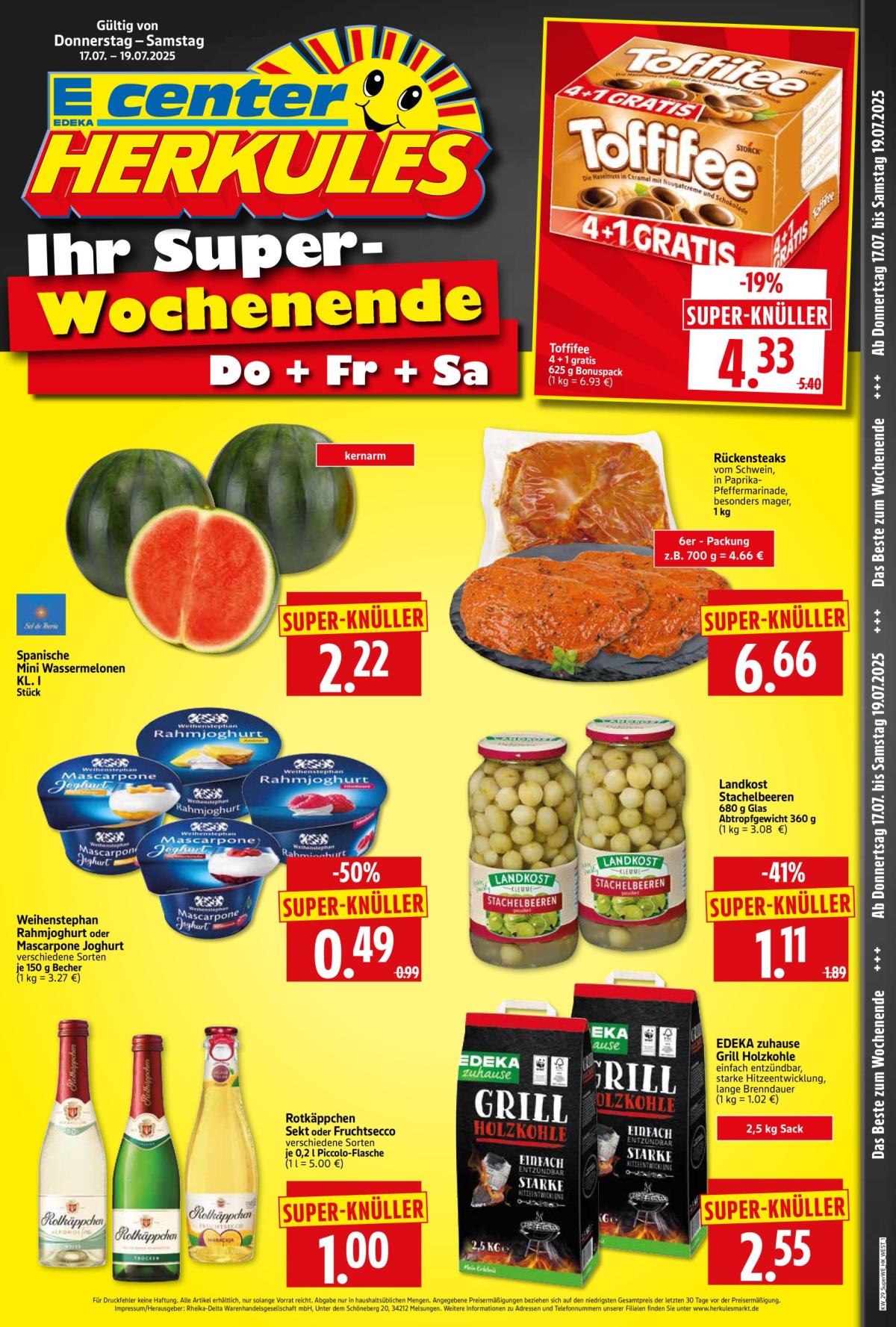 Herkules - Sonderbeilage-Prospekt gültig vom 17.07. bis 19.07.
