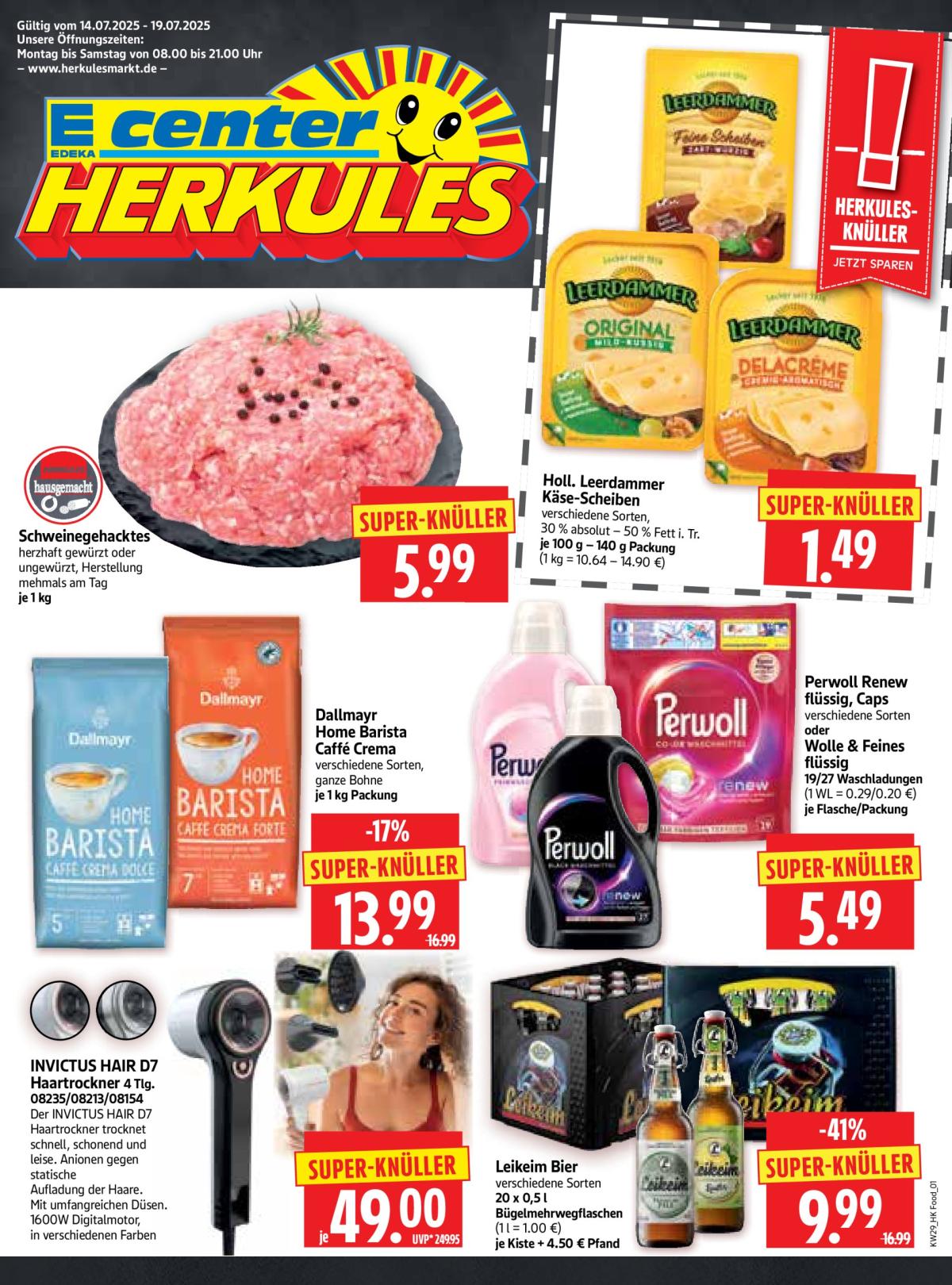 Herkules-Prospekt gültig vom 14.07. bis 19.07.