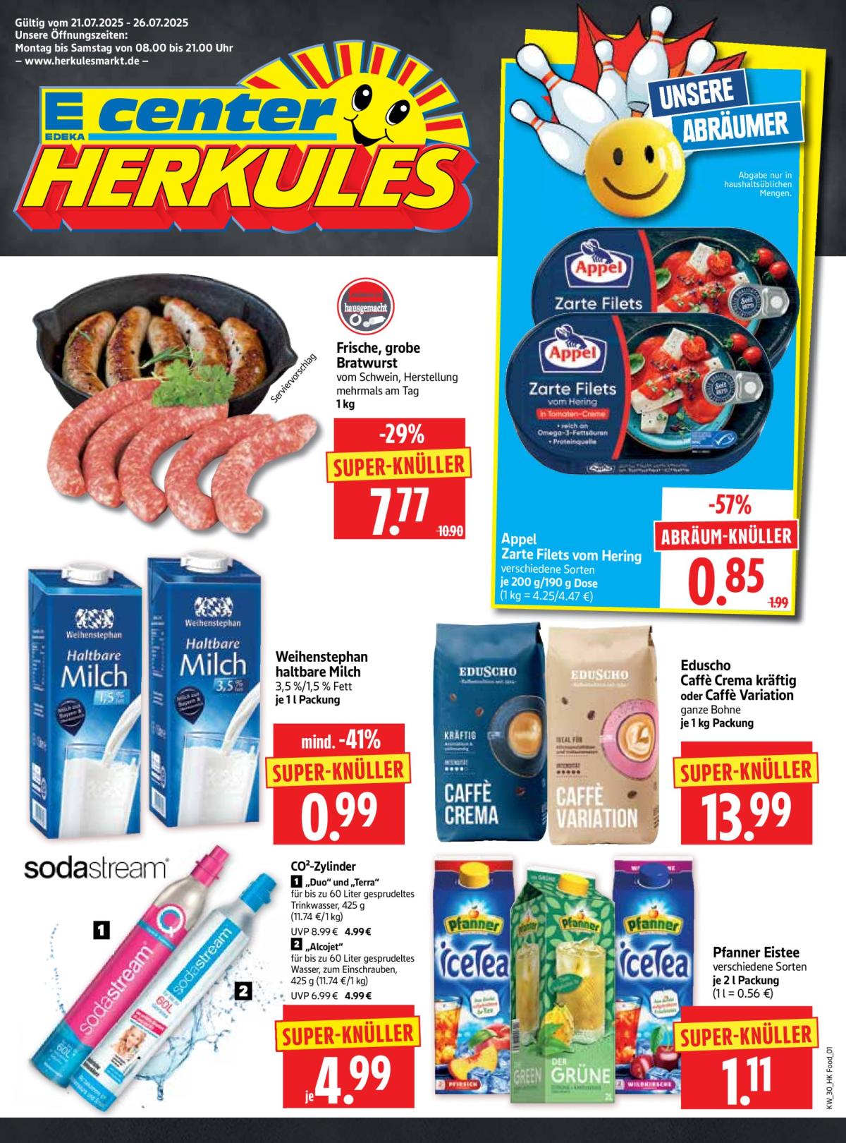 Herkules-Prospekt gültig vom 21.07. bis 26.07.