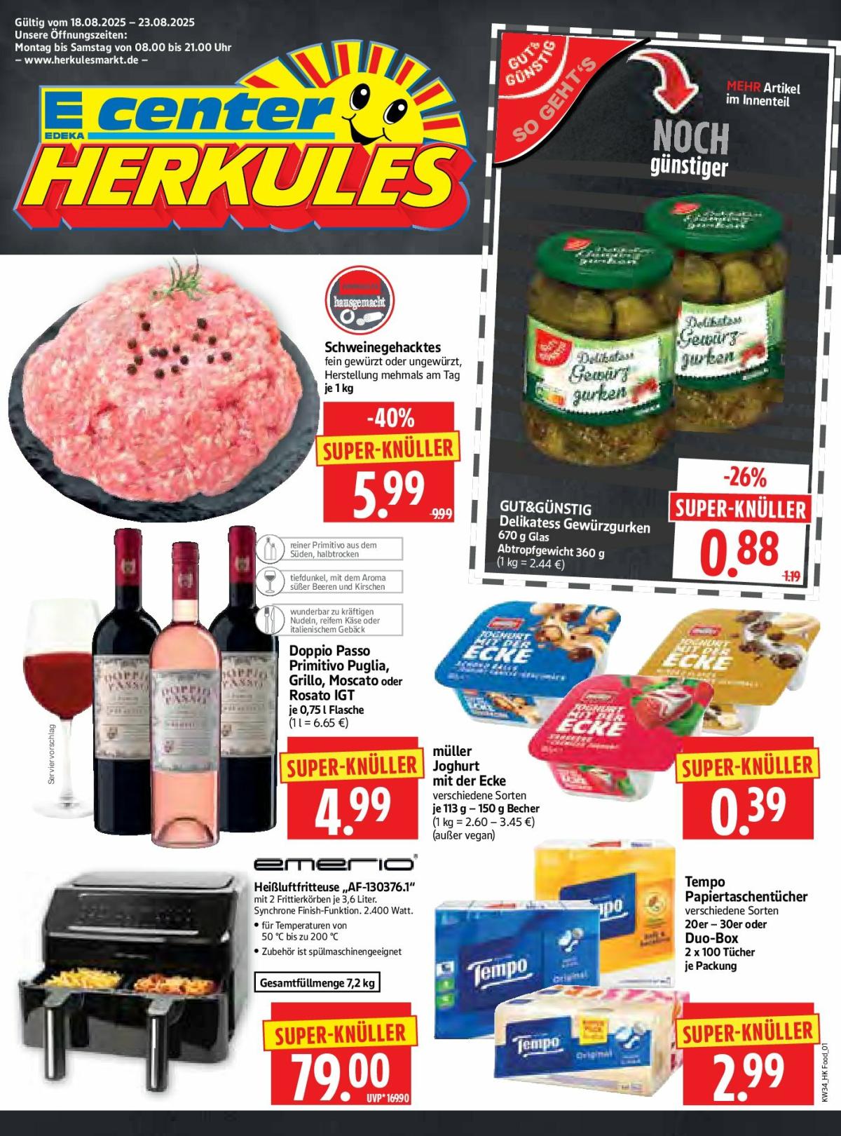 Herkules-Prospekt gültig vom 18.08. bis 23.08.