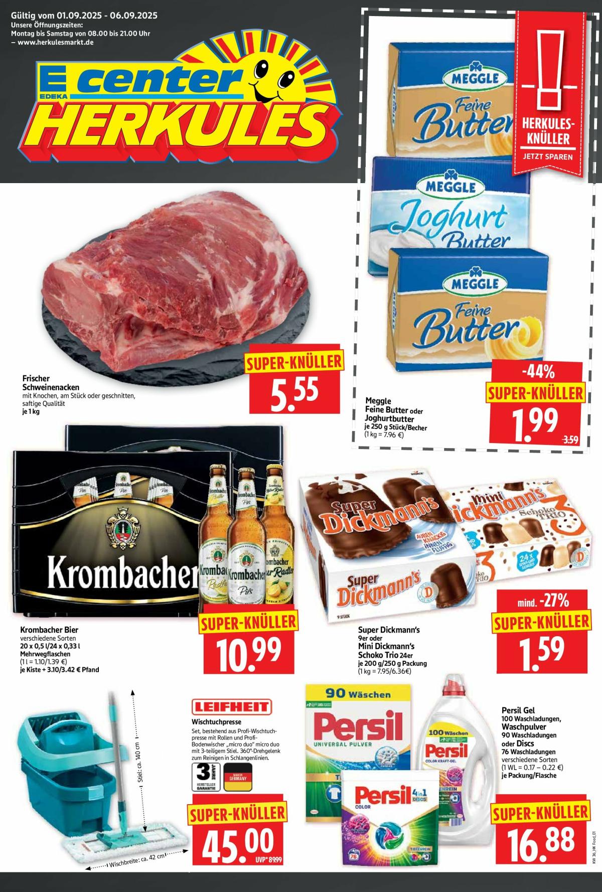 Herkules-Prospekt gültig vom 01.09. bis 06.09.
