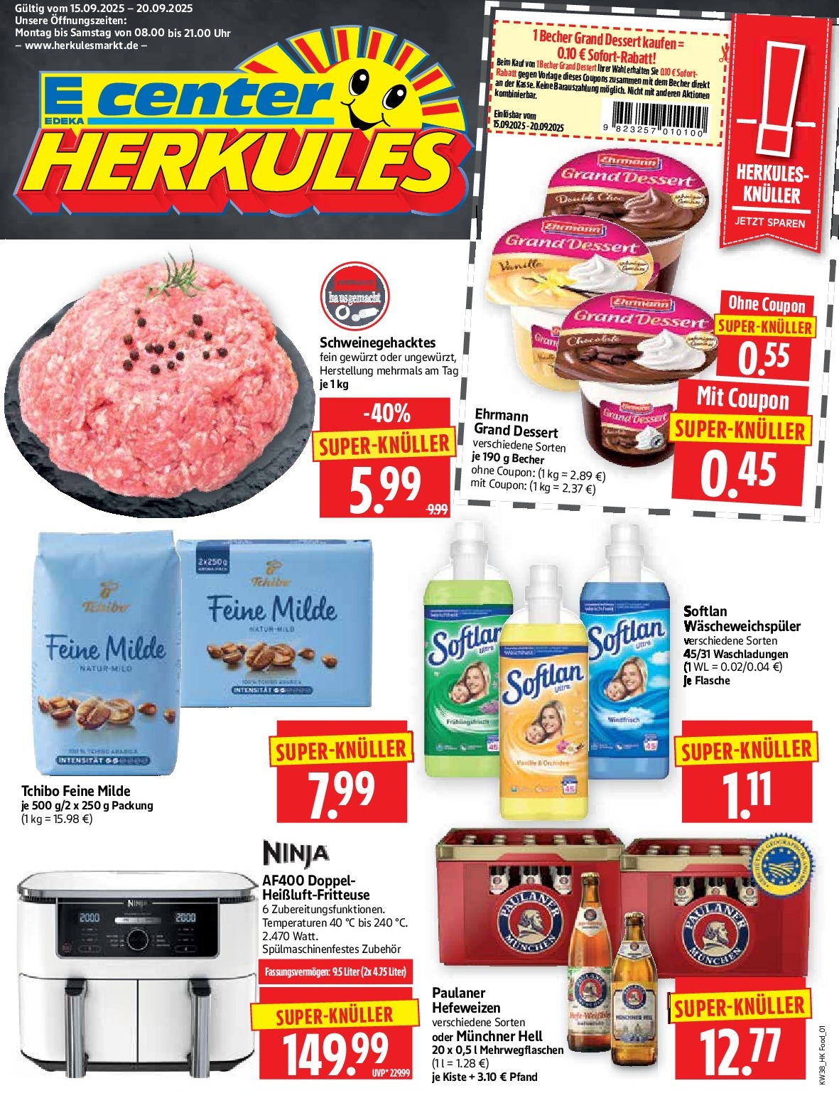 Herkules-Prospekt gültig vom 15.09. bis 20.09.