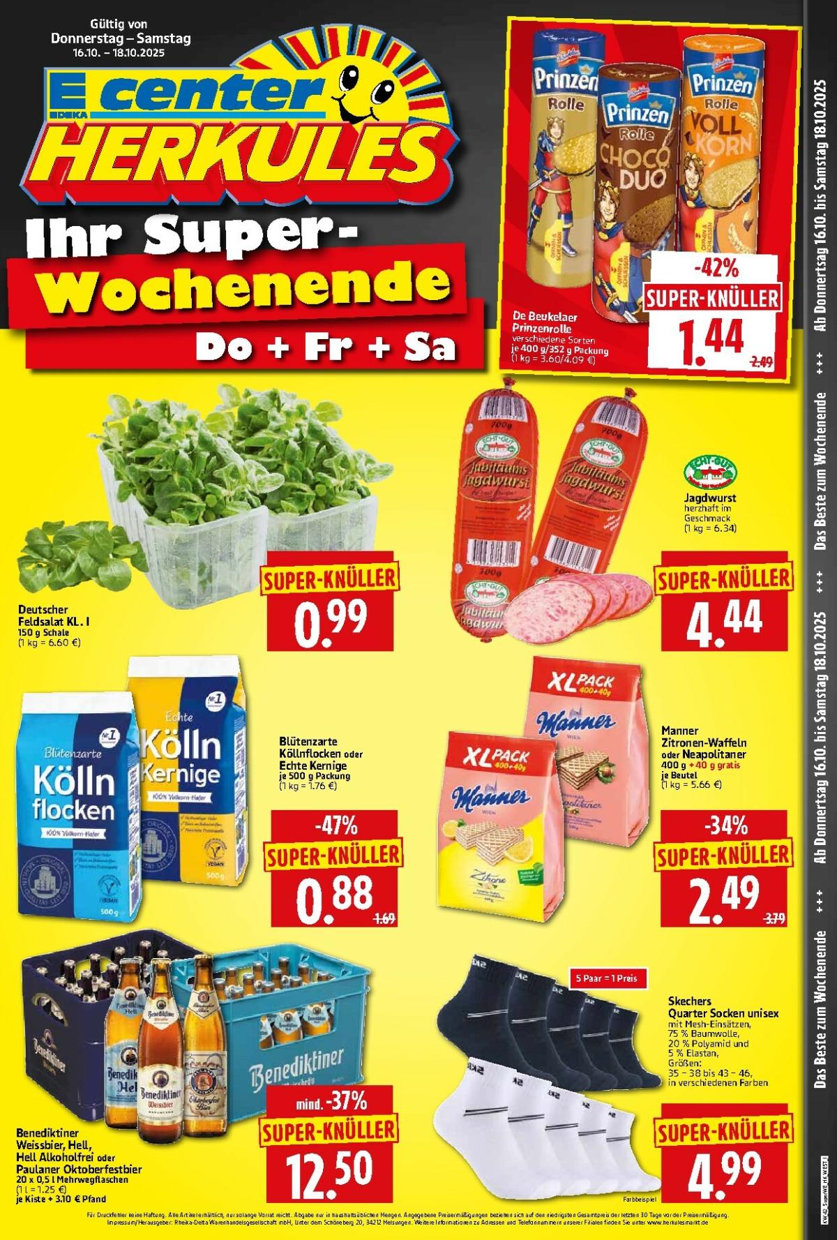 Herkules - Sonderbeilage-Prospekt gültig vom 16.10. bis 18.10.