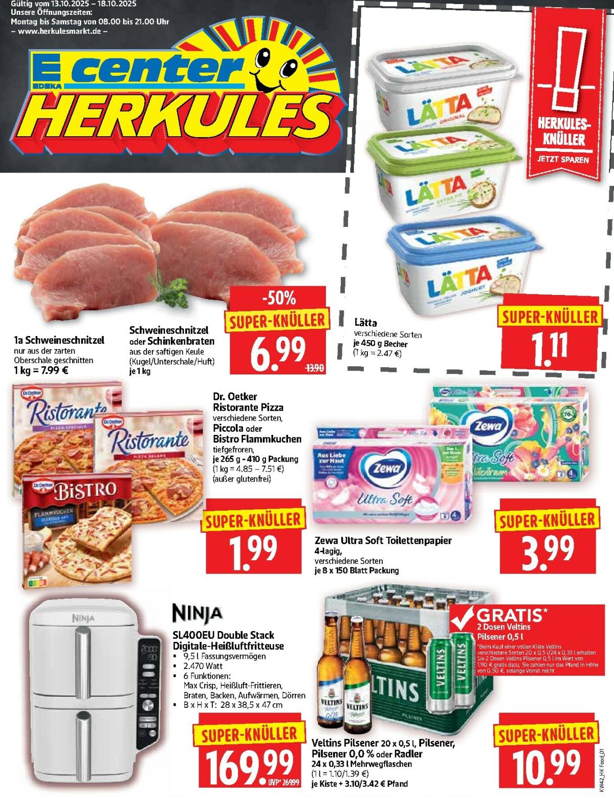 Herkules-Prospekt gültig vom 13.10. bis 18.10.