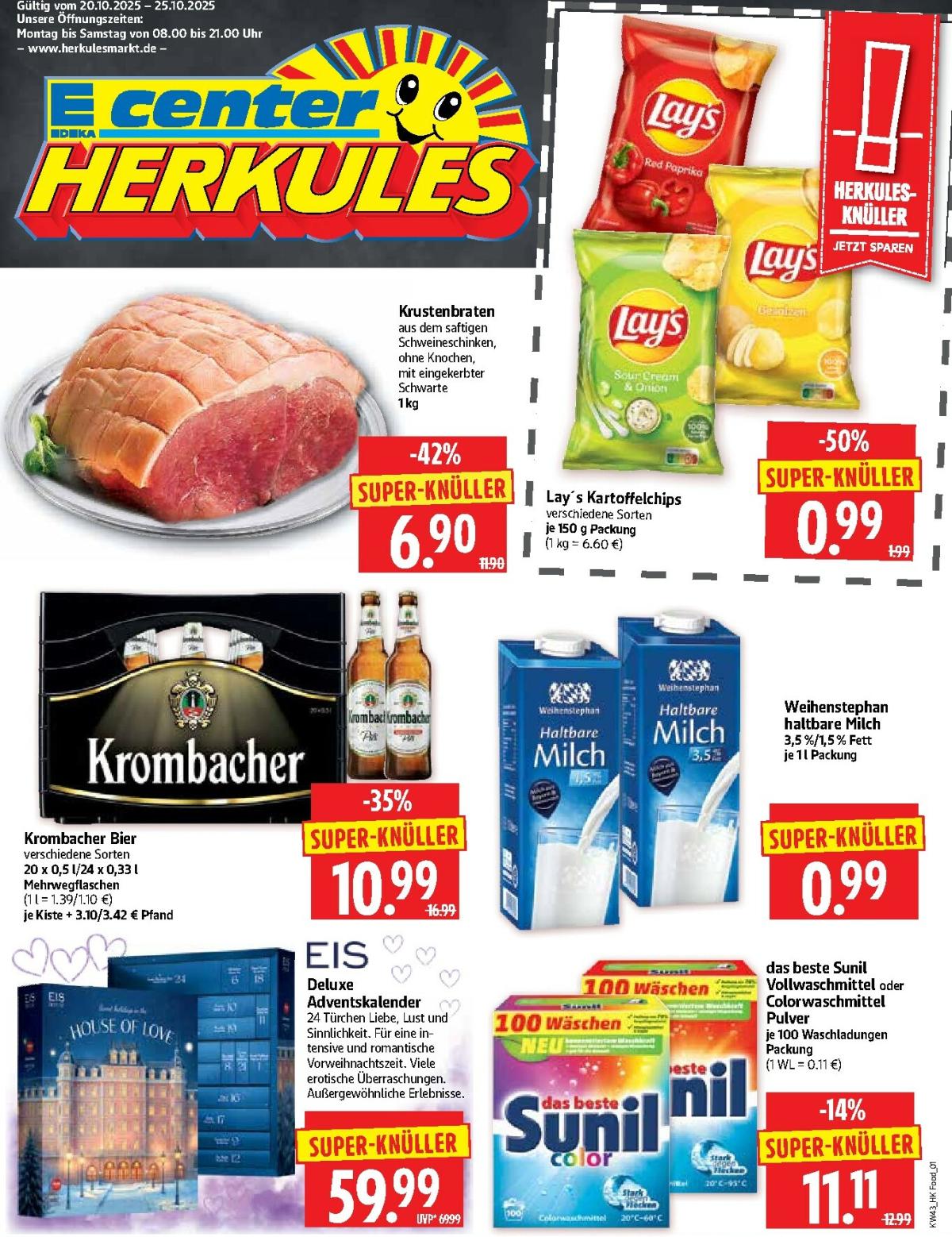 Herkules-Prospekt gültig vom 20.10. bis 25.10.