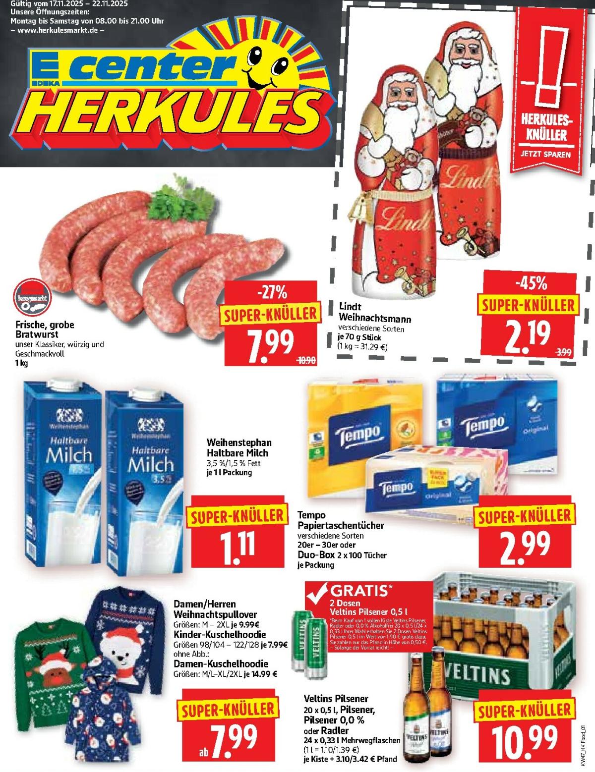 Herkules-Prospekt gültig vom 17.11. bis 22.11.