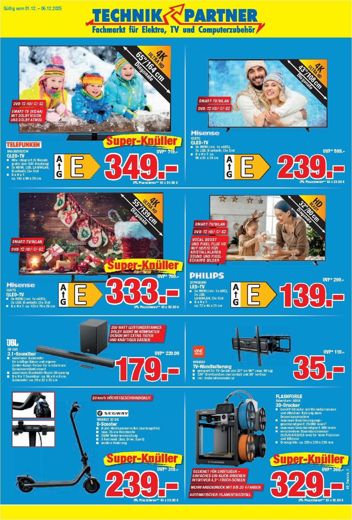 Herkules - Technik Partner-Prospekt gültig vom 01.12. bis 06.12.