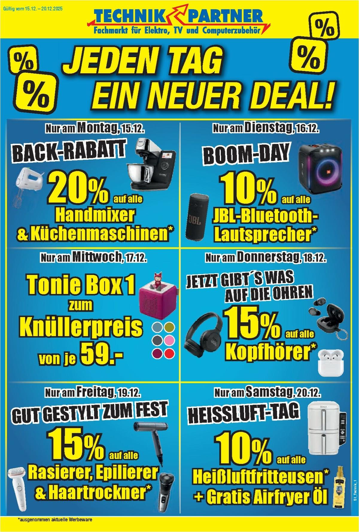 Herkules - Technik Partner-Prospekt gültig vom 15.12. bis 20.12.