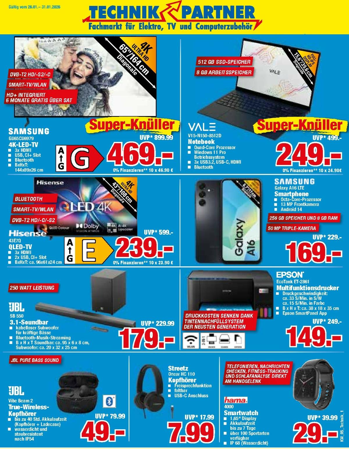 Herkules - Technik Partner-Prospekt gültig vom 26.01. bis 31.01.