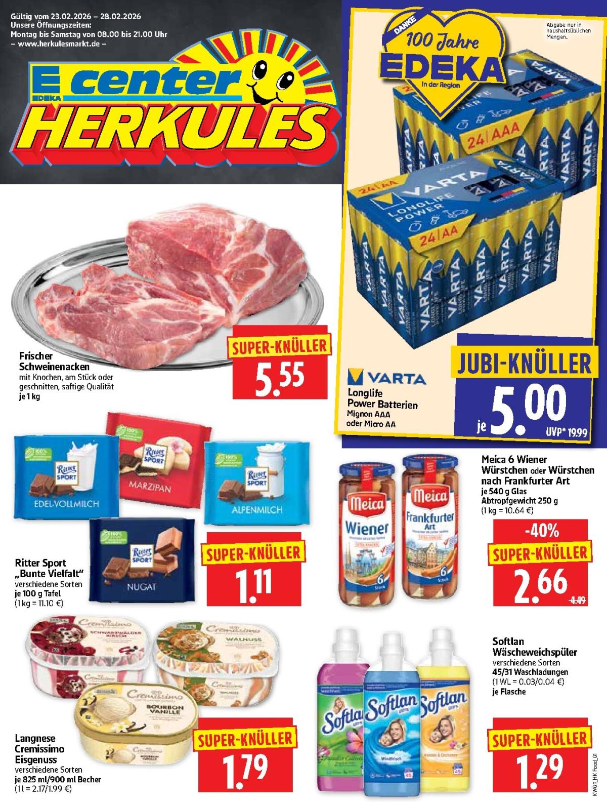 Herkules-Prospekt gültig vom 23.02.2026 bis 28.02.2026